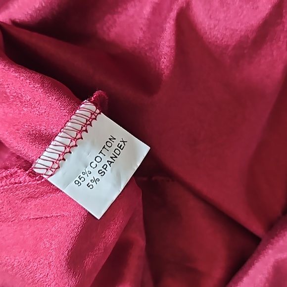 NWOT Kimi lily Wine Red Lace Midi Dress. - Picture 8 of 9